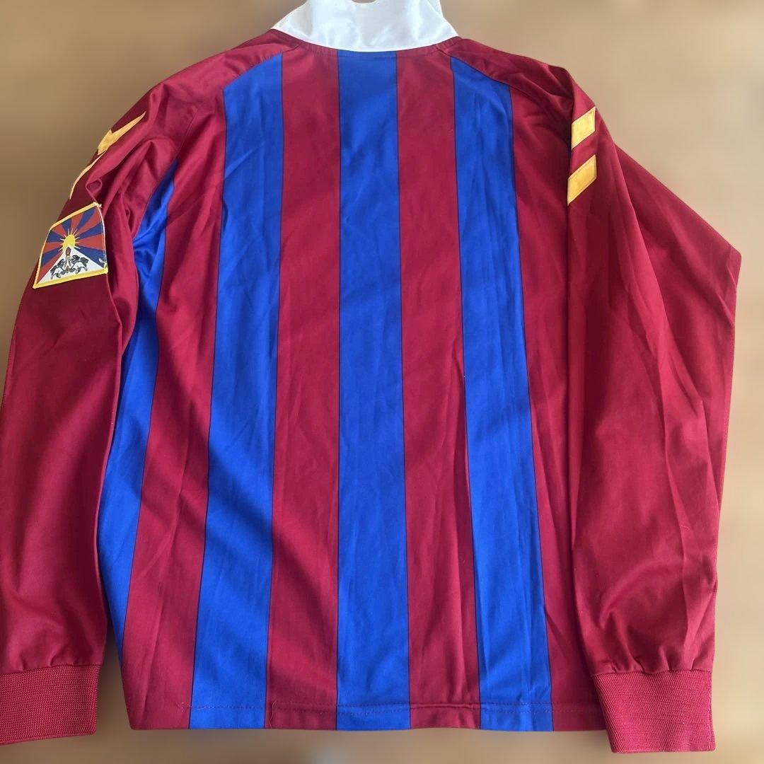 hummel チベット代表 サッカー長袖ユニフォーム Mサイズ
