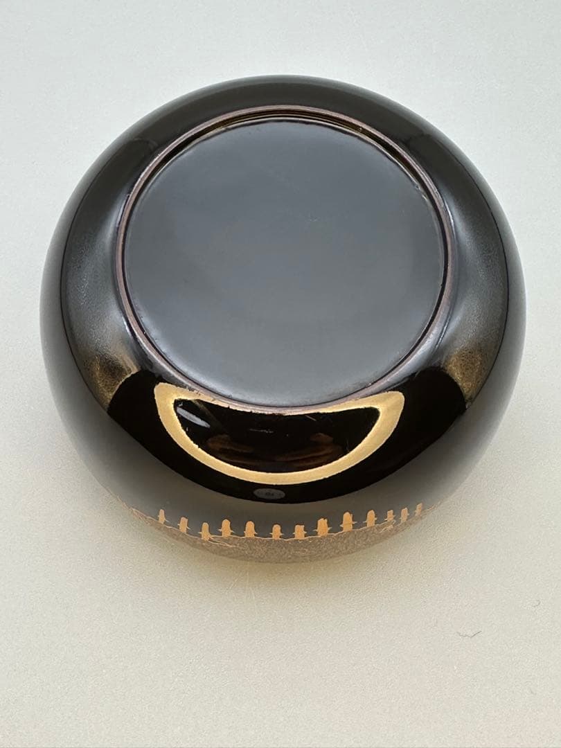 茶道具　棗　華山　金雲竹　平棗