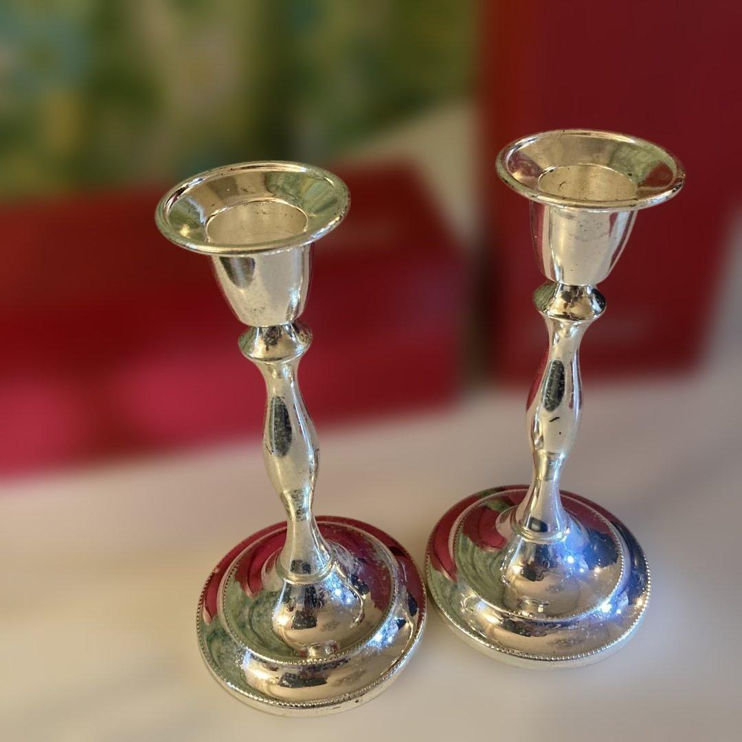 VAROSA VALENTIメタルキャンドルスタンド　2個　バロッサ・バレンティ