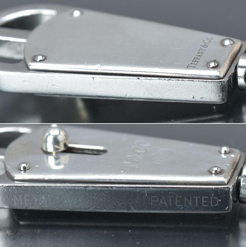 ティファニー◇バレット キーホルダー 925SILVER チャーム キーリング