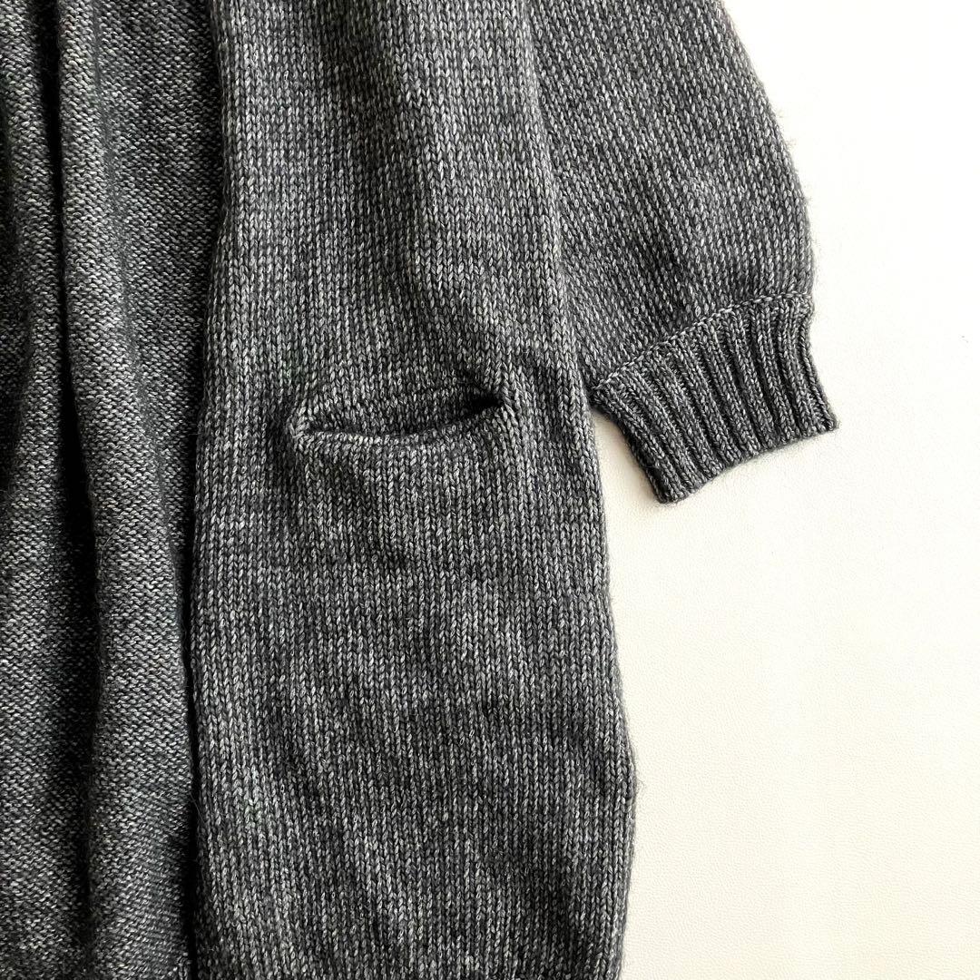 【新品タグ付き】Cloth&Cross ロングニットカーディガン　アルパカ