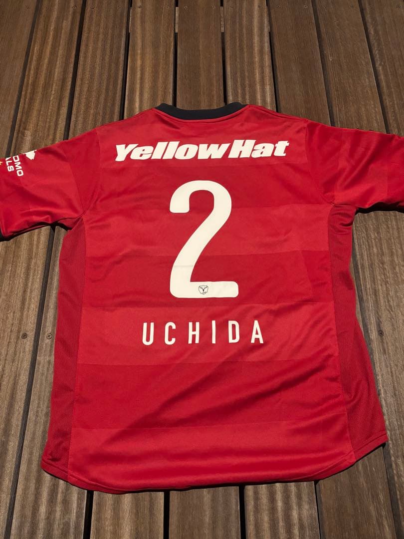 鹿島アントラーズ　2010年　優勝ワッペン　内田篤人　ユニフォーム　新品　希少