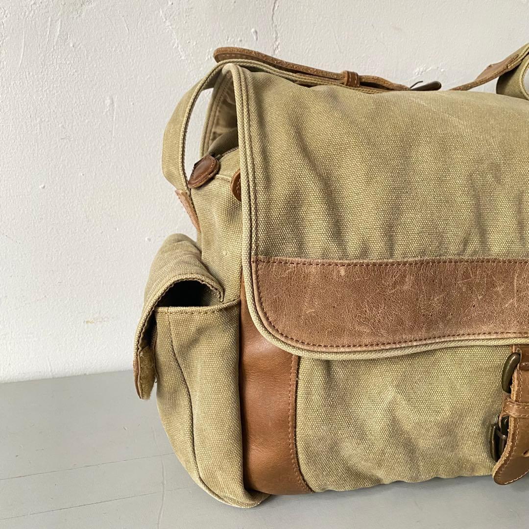 00s L.L.BEAN エルエルビーン　ショルダーバッグ　カバン　レザー　鞄