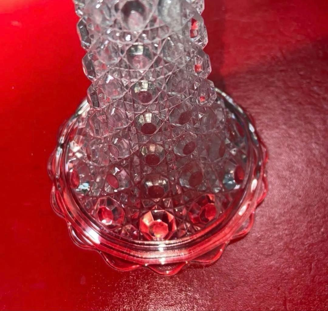 バカラ ディアマンピエーリー ブロンズ装飾 アンティーク 花器