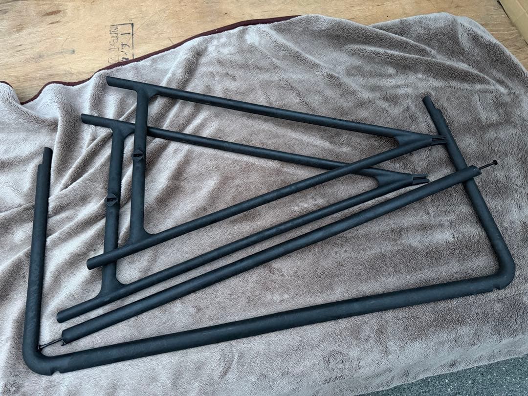 2個セット IKEA TURBO トゥルボー ハンガーラック ブラック　屋内屋外