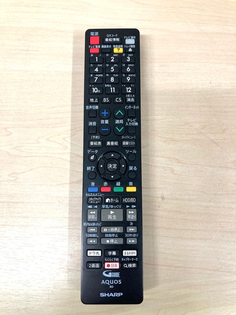 めっちゃ綺麗　シャープ　AQUOS ブルーレイ　BD-C05BW1