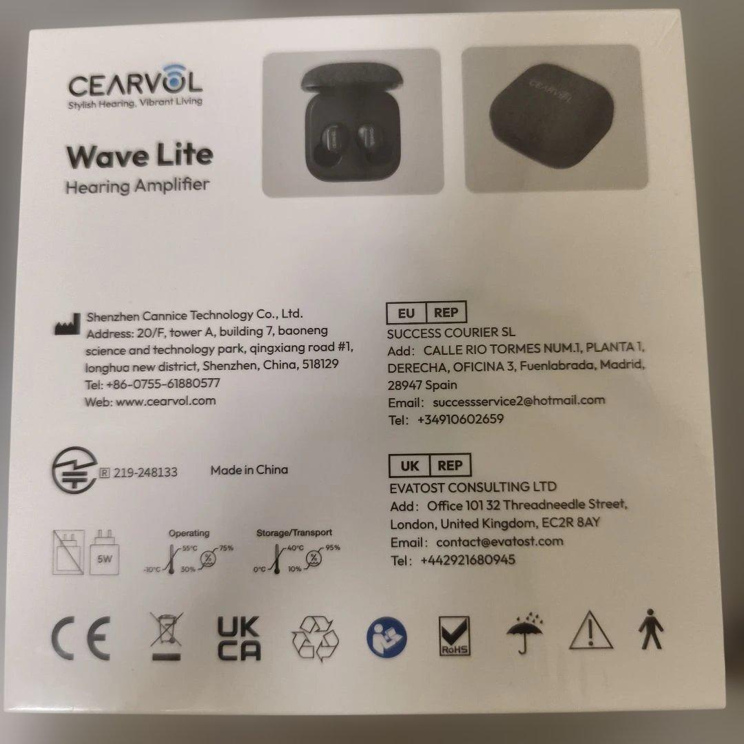 新品未使用 Cearvol Wave Lite 集音器 聴覚アンプ AUX-IN