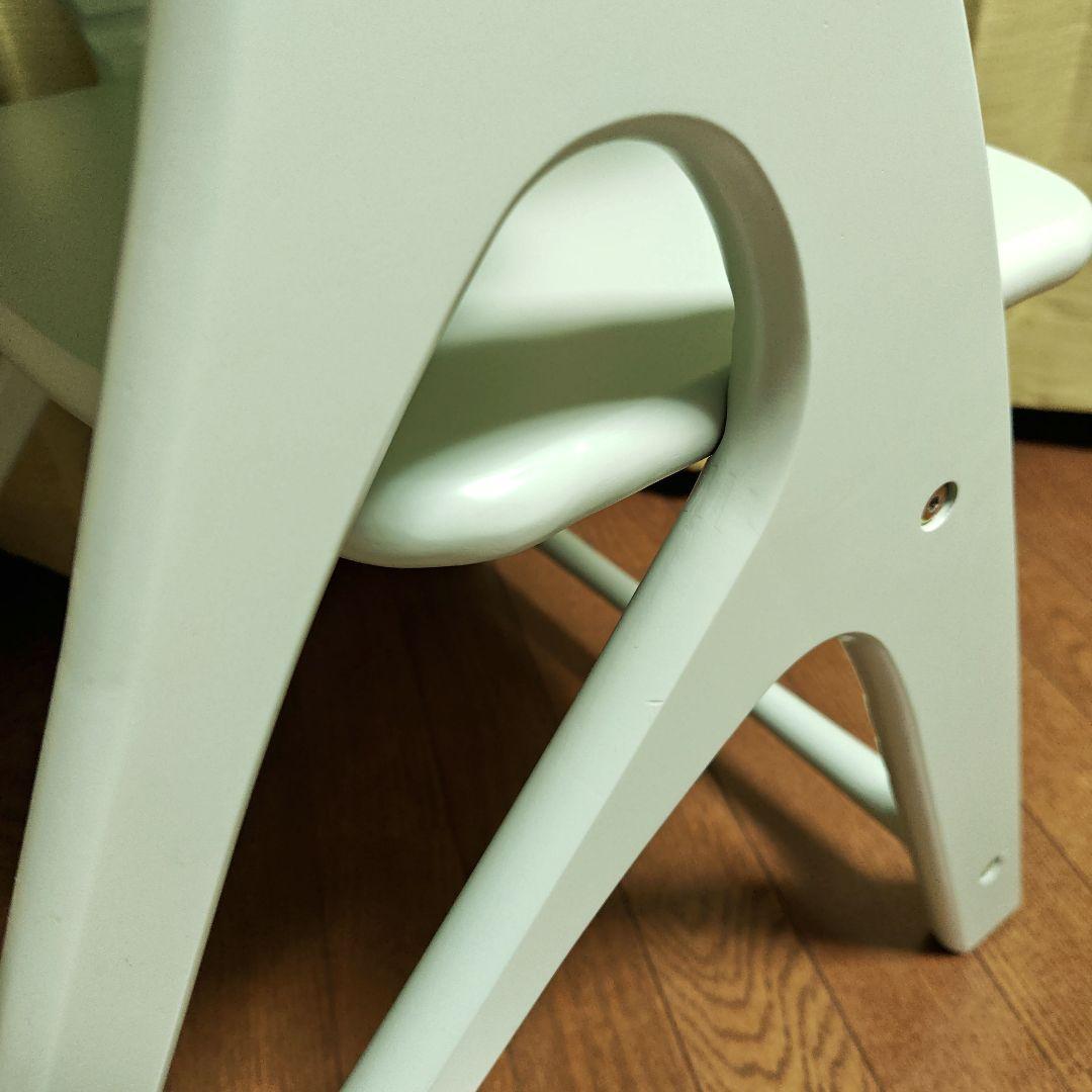 美品 yamatoya 大和屋 ハイチェア アッフルチェア ハーブグリーン