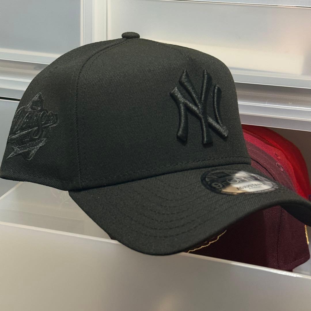 newera ニューエラ 9FORTY ヤンキース キャップ オールブラック