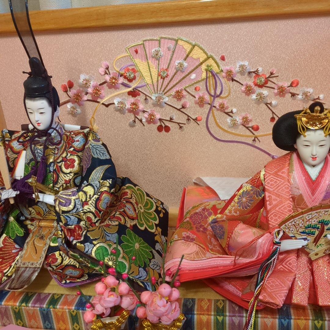 ゆきのぼ　雛人形 三段飾り(お人形のみ)