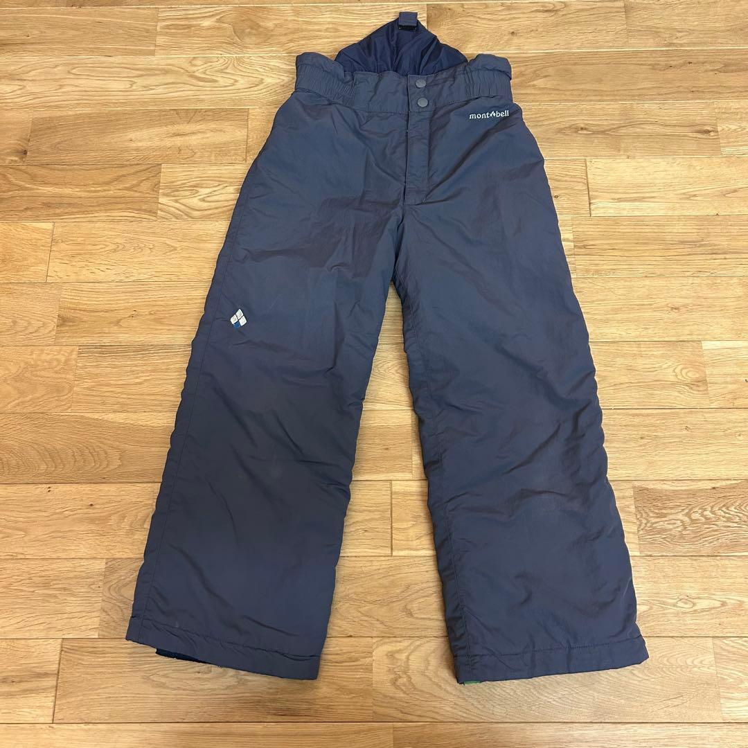 mont-bell モンベル 子供用スキーウェア上下セット 140