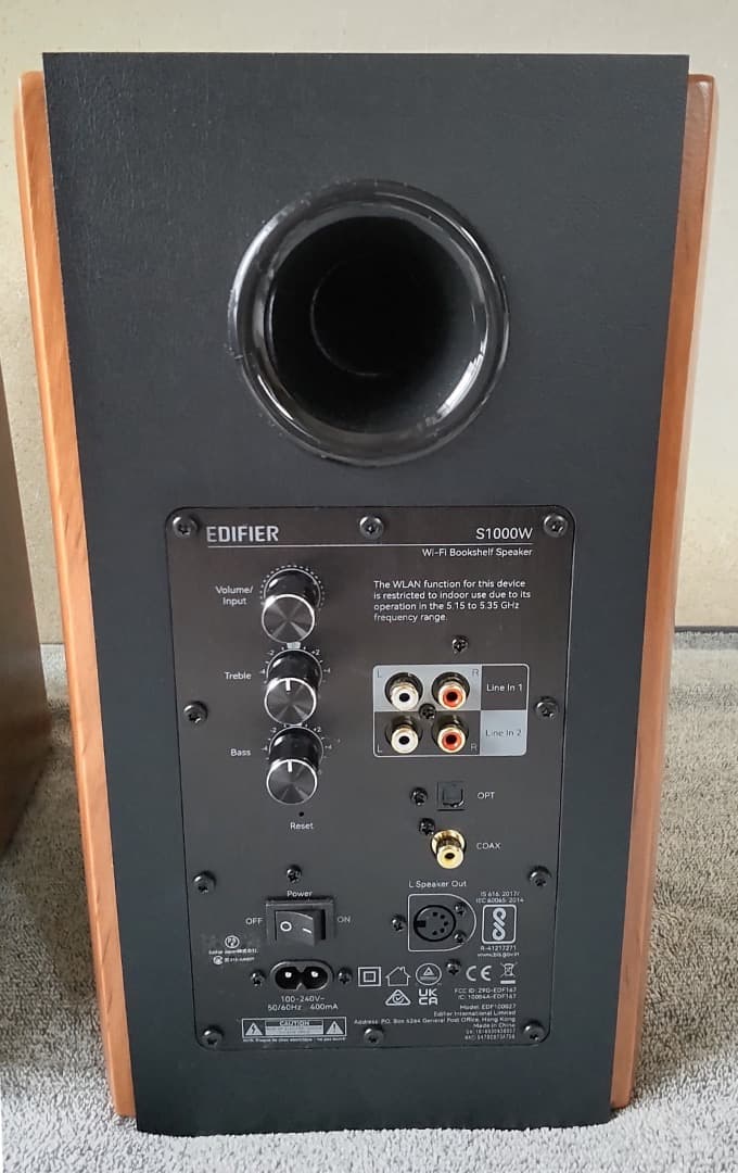 Edifier S1000W アクティブ スピーカー WiFiストリーミング