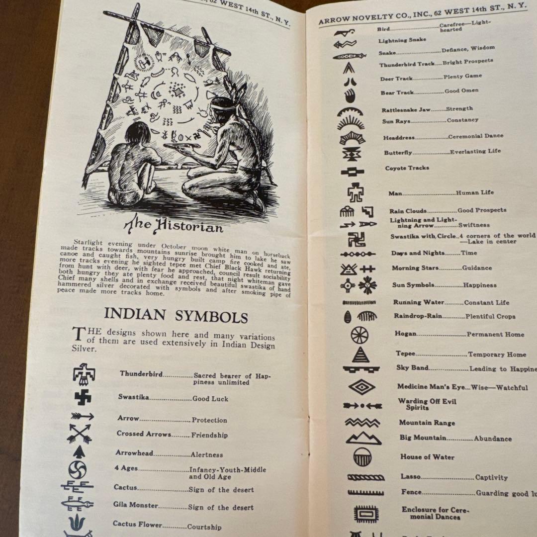 超貴重　資料　博物館級　インディアンジュエリーカタログ