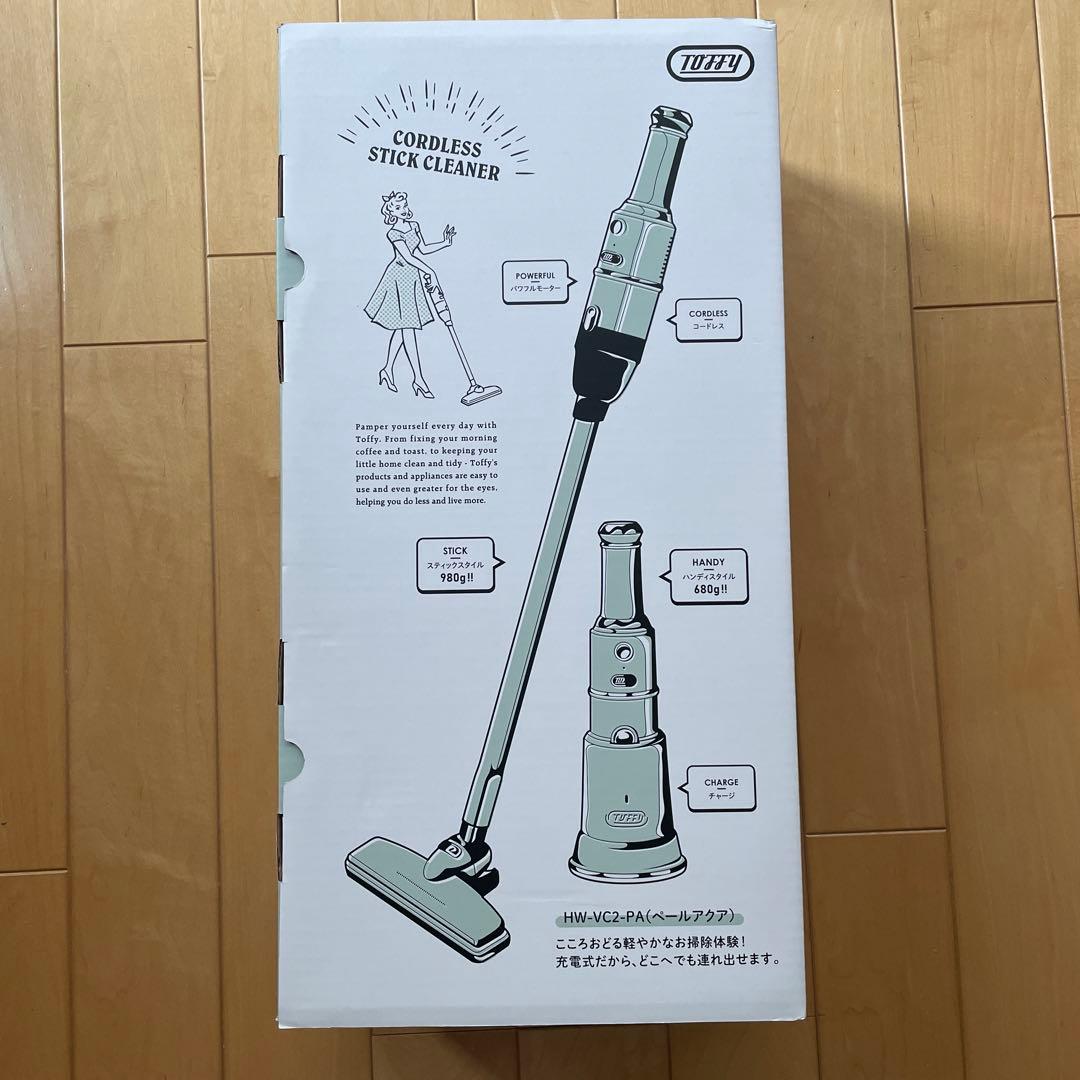 新品Toffy コードレススティッククリーナー 掃除機