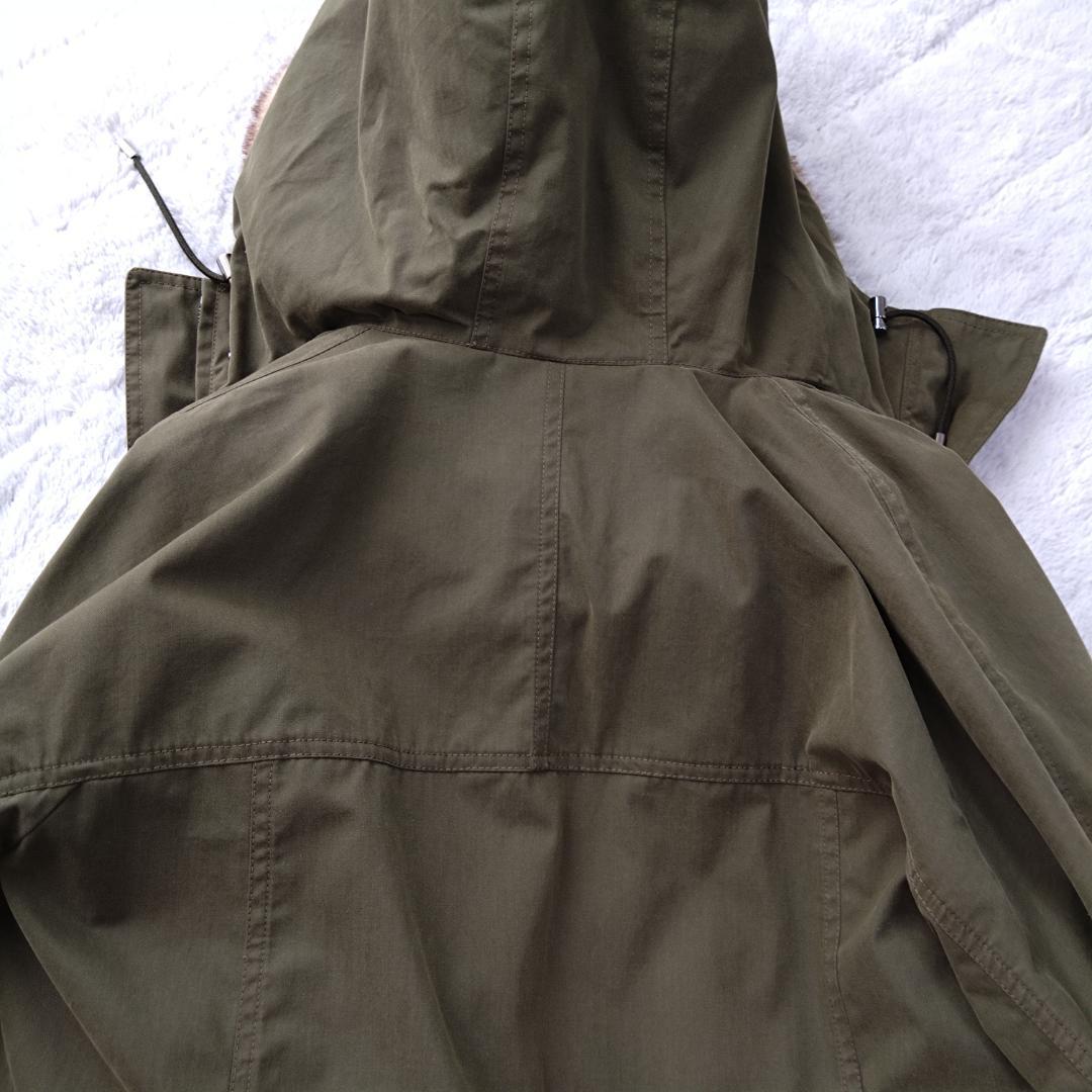 マッキントッシュ モッズコート 裏地総ファー イタリア製 ライナー 34 カーキ