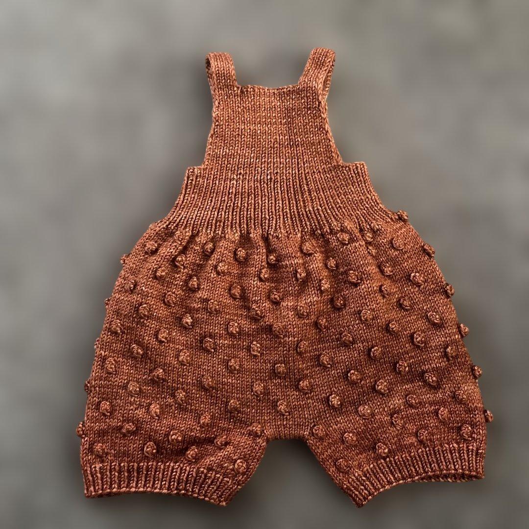 Misha & Puff ブラウン　ポップコーン　オーバーオール 12-18ヶ月