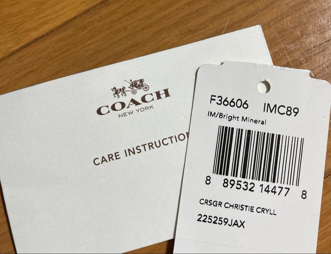 y*7様 COACH 2wayショルダートートバッグ クリスティ 未使用