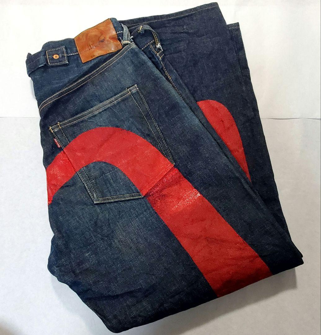 EVISU No.2 Lot.2004 ビッグカモメ 赤 W38×35