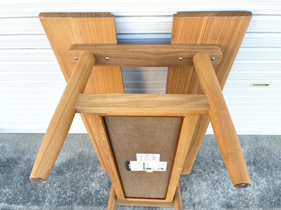 【美品】NAGANO INTERIOR センターテーブル ガラス 天然木