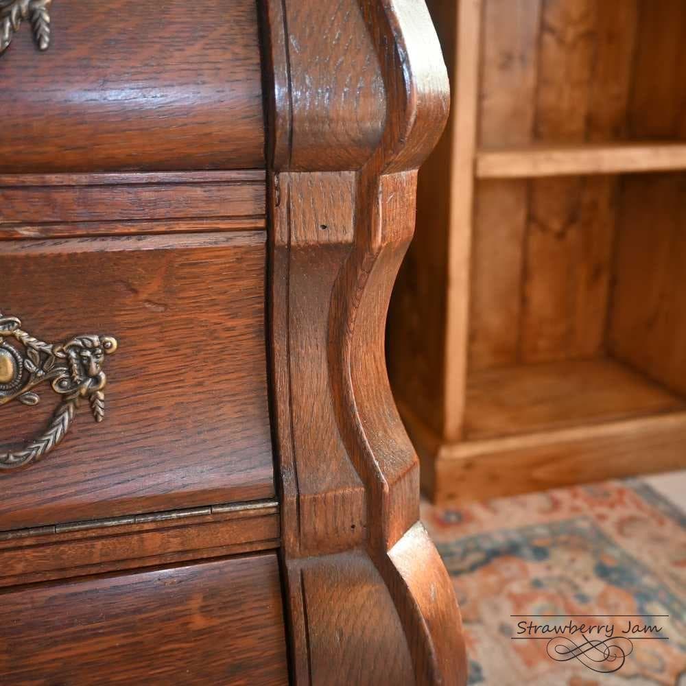 IFU-418 英国アンティーク オーク チェスト テレビボード 収納 イギリス