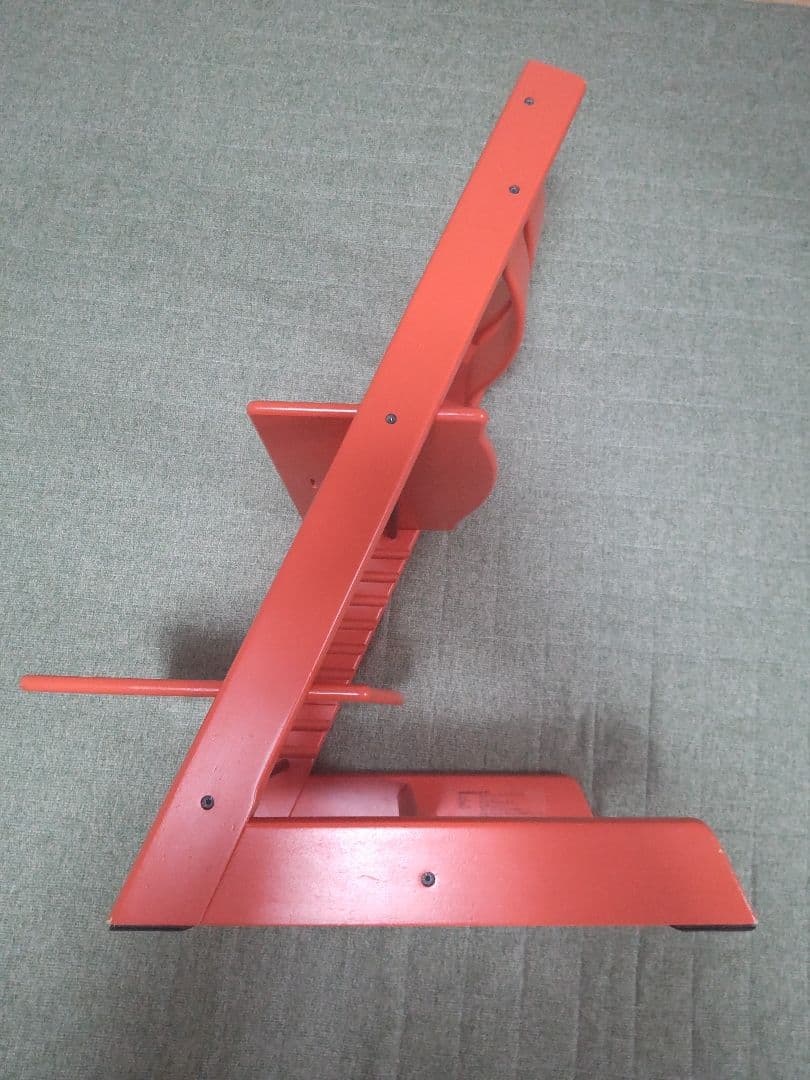 説明書付 ストッケ トリップトラップ オレンジ STOKKE