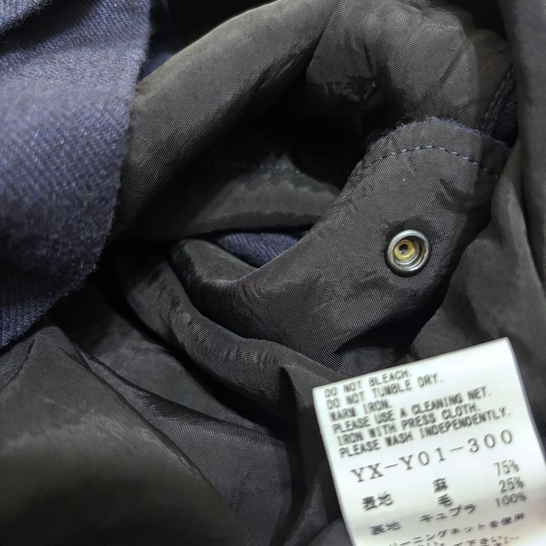 ▫️2021年y's リネン混フードジャケット　ワイズ　ヨウジヤマモト