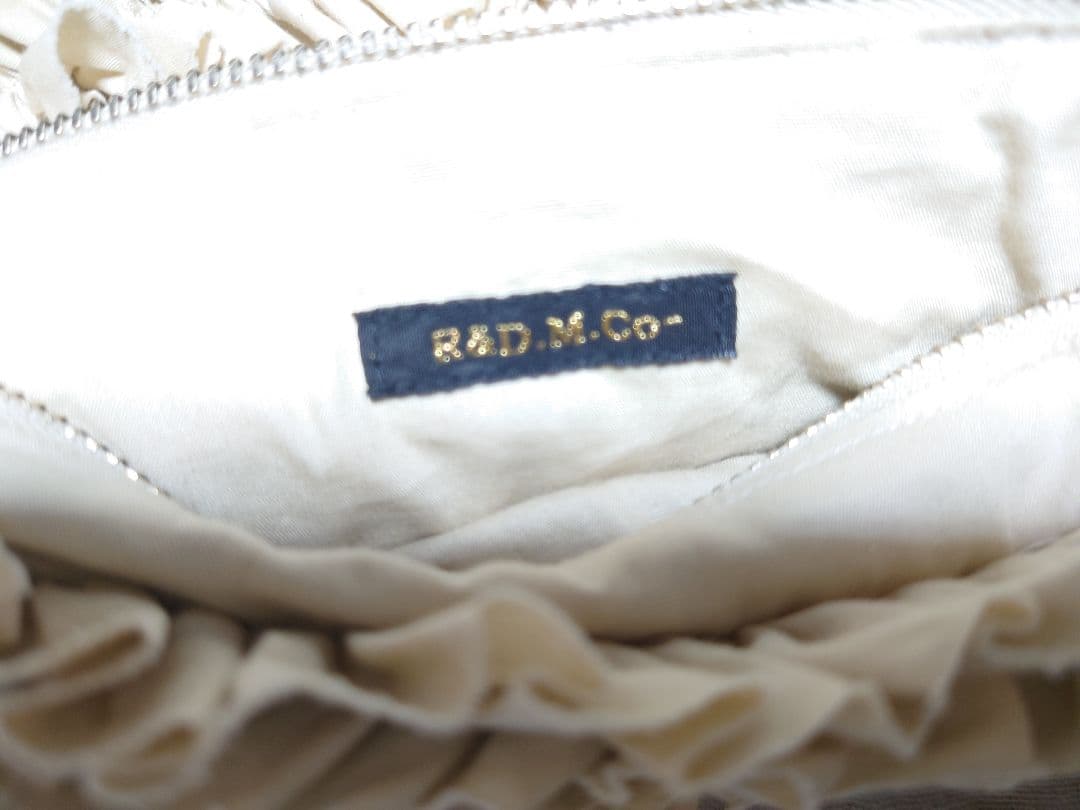 R&D.M.Co- FRILL BODY BAG フリルボディバッグ エクリュ
