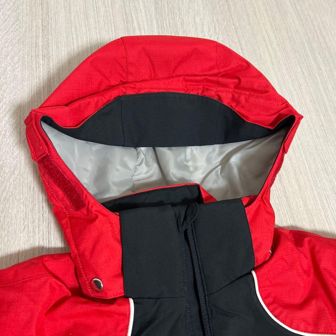 DESCENTE Move Sport 140 子ども用スキーウェア 黒/赤