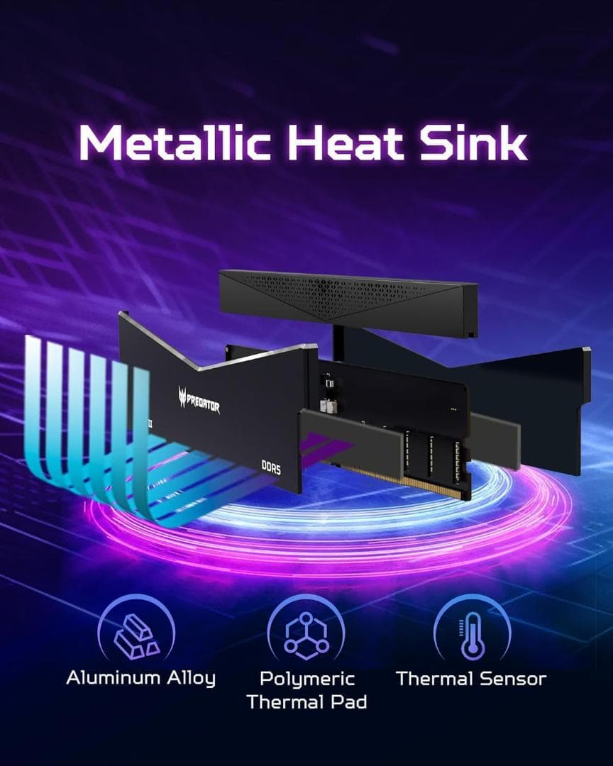 【新品】Acer Predator Pallas II 6000MHz 32GB