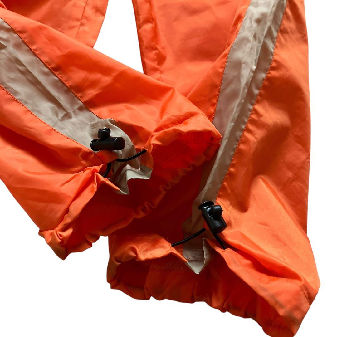 美品90s OLD PUMA オレンジナイロンセットアップ上下 B系HIPHOP