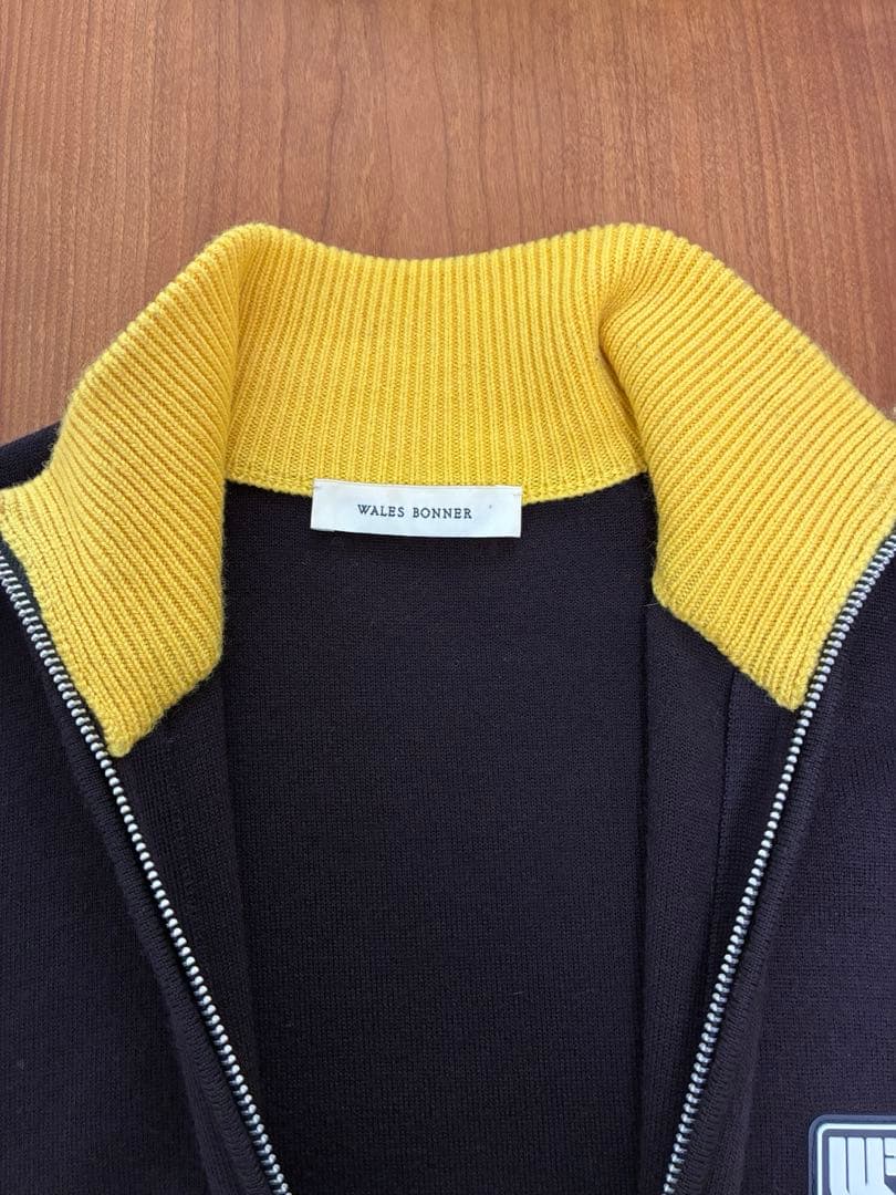 ウェールズボナー　ニットトラックジャケット