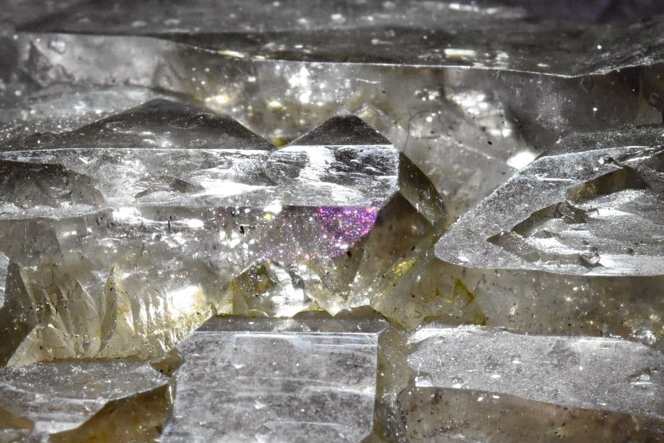 インド タミル・ナードゥ カルール産 ピンクファイヤークォーツ ジャガレータイプ