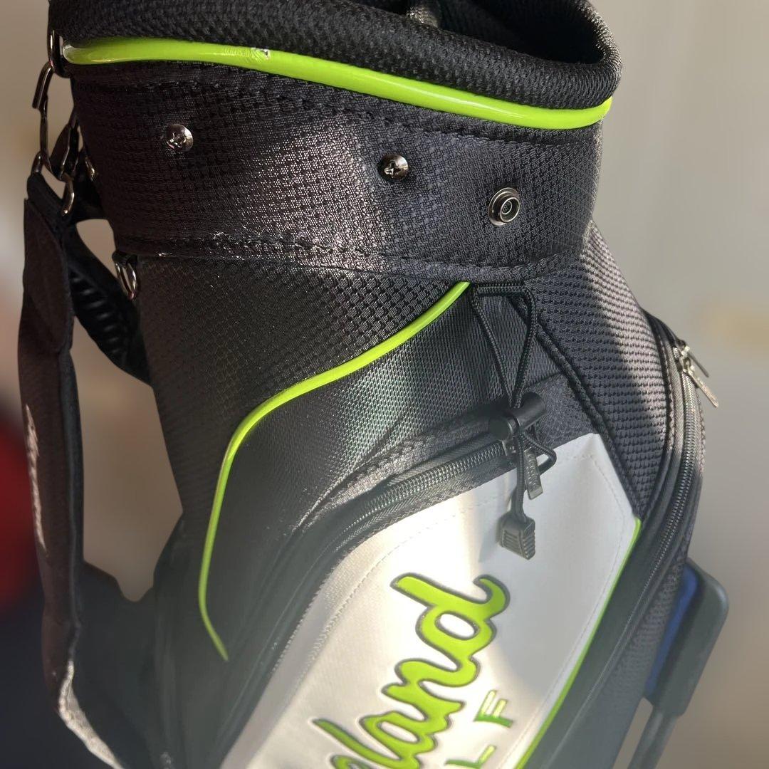 Cleveland Golf キャディバッグ ブラック/ホワイト/グリーン