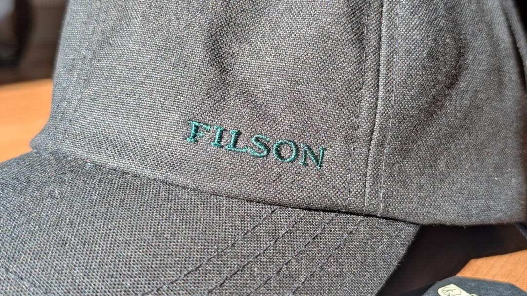 帽子 FILSON Oil Tin Low-Profile Cap (Black)