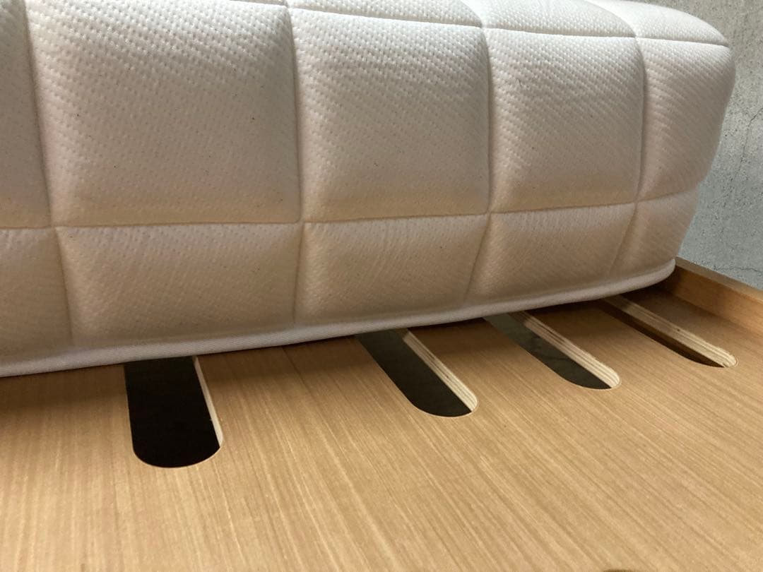 ⑥SLEEPY TOFU とうふマットレス ホワイト寝具 マット 【シングル】