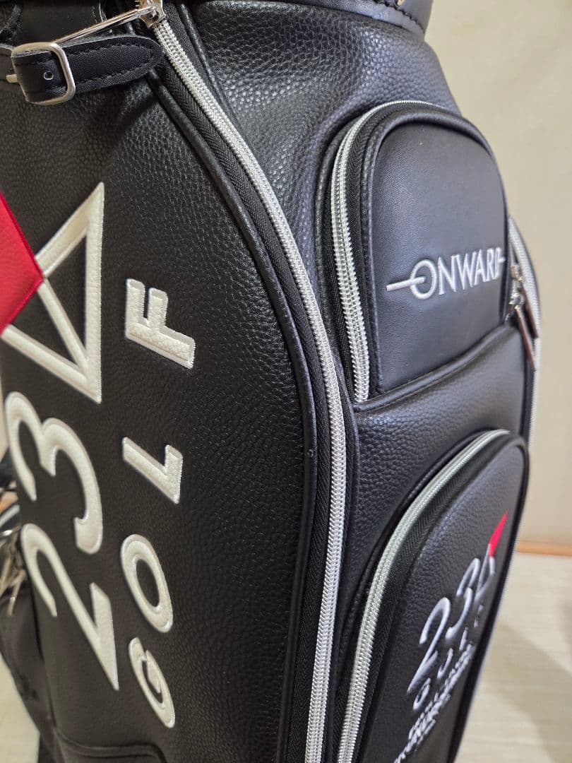 ゴルフ　キャディバッグ　23区ゴルフ　ツアータイプ【希少ド迫力！】(おまけ付き)