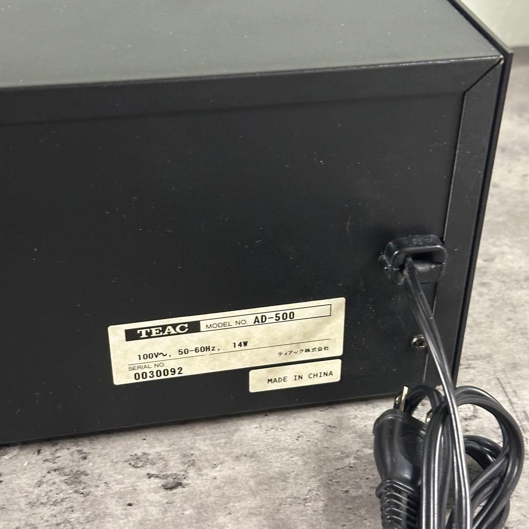 TEAC AD-500 CDプレーヤー カセットデッキ