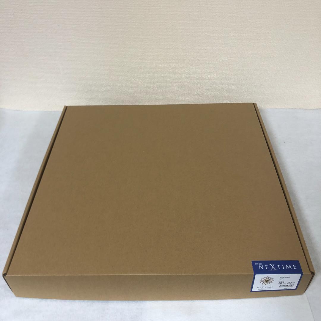 NEXTIME　木製　変形　掛時計【新品】ウォールクロック　北欧　モダン　ウッド