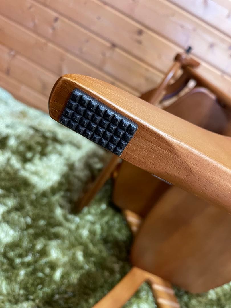 極美品　大和屋　すくすくチェアプラス　テーブルガード付き　ベビーチェア