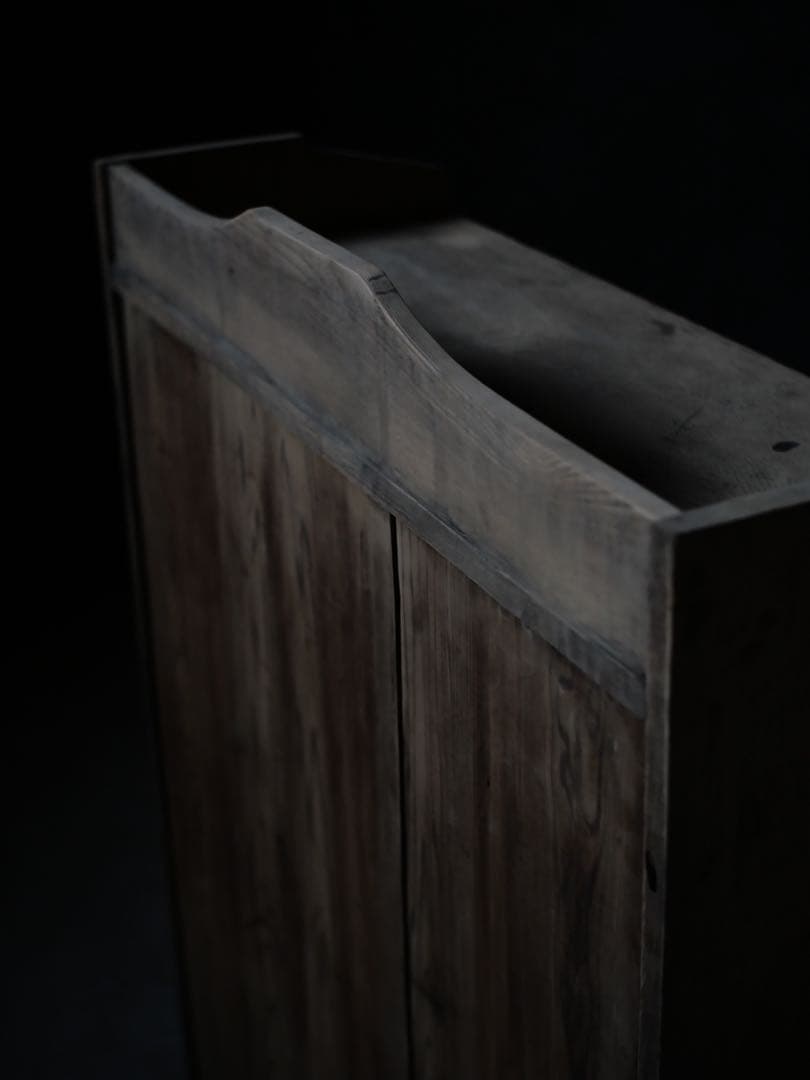 本箱　食器棚　棚　収納棚　食器　器　古家具　古道具　アンティーク　昭和レトロ