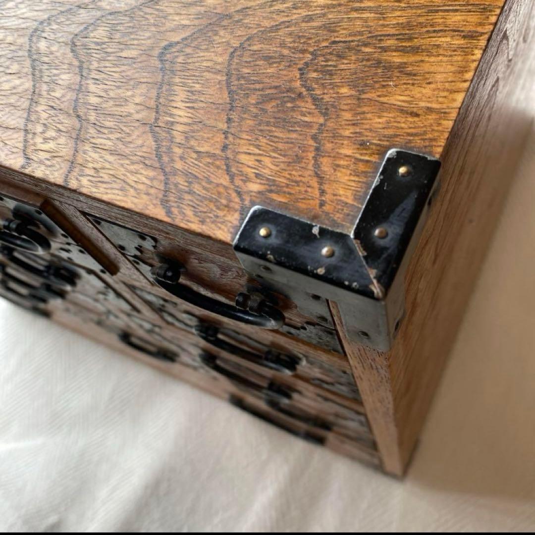 最終】小箪笥 薬箱 裁縫箱 小物棚 17杯 和モダン テレビ台 隠箱 雑貨棚