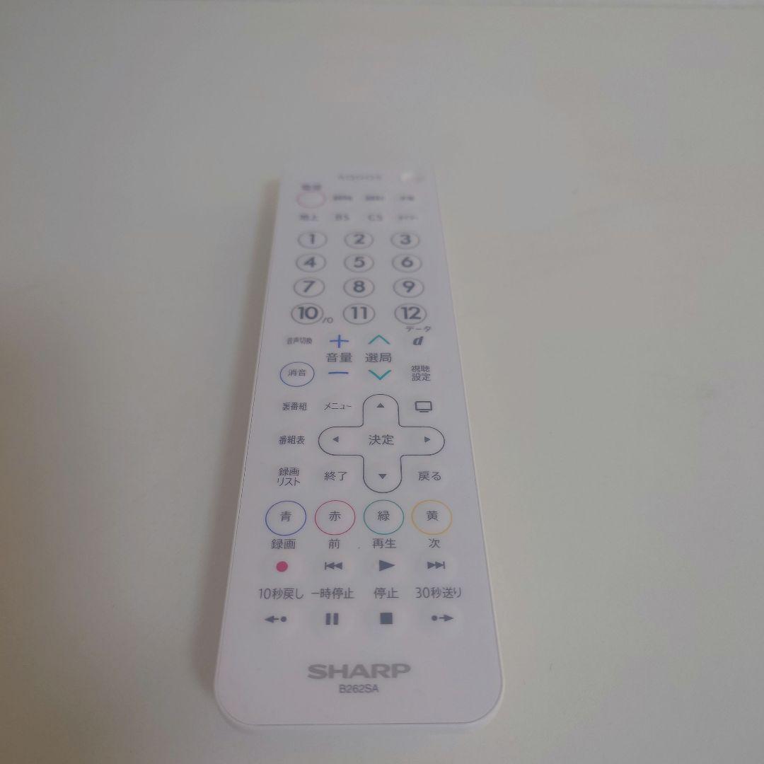 【極美品】シャープ ポータブル液晶テレビ AQUOS ホワイト 2T-C12AF