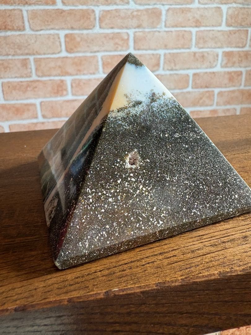 SALE オーシャンジャスパーピラミッド　497g