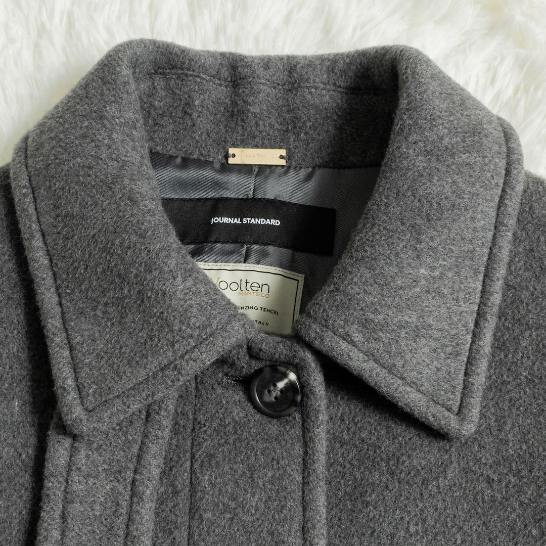 ジャーナルスタンダード MANTECO WOOLTEN ステンカラーコート 36
