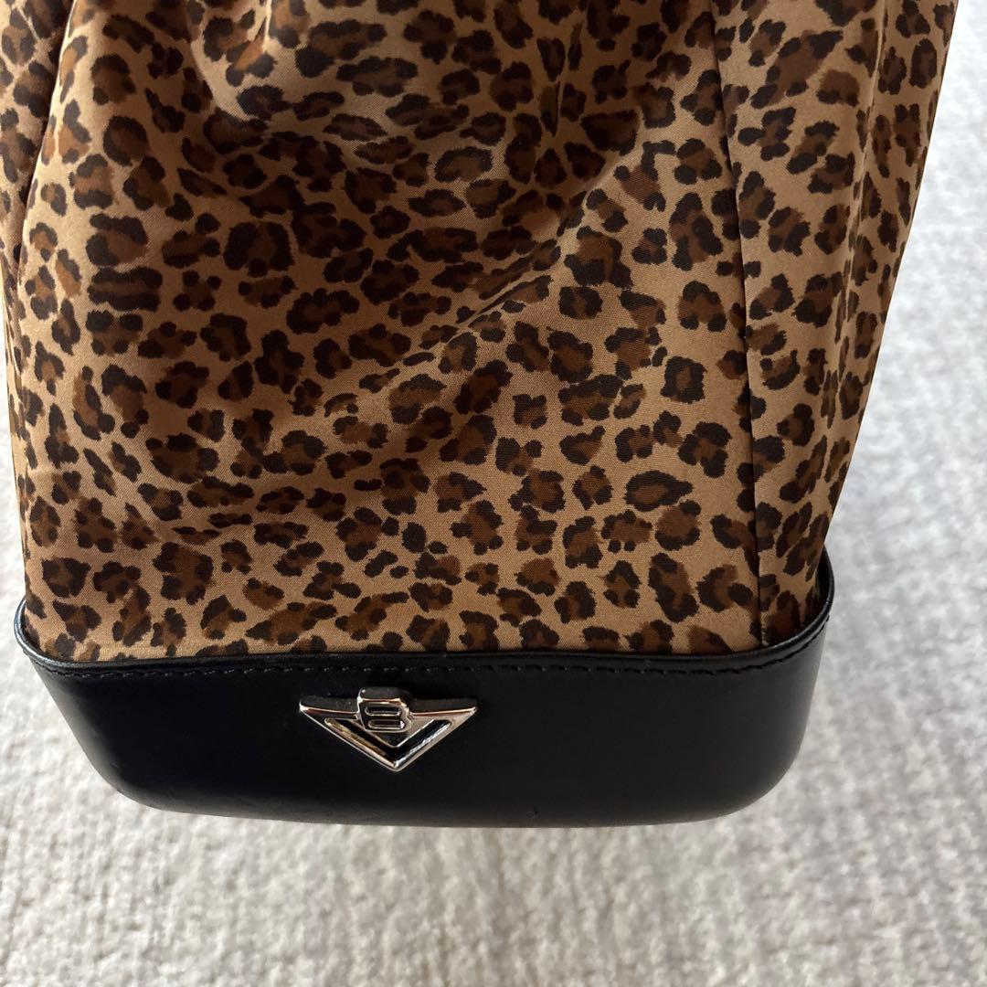 BOTTEGA VENETA ボッテガヴェネタ／レオパード ハンドバッグ 大型