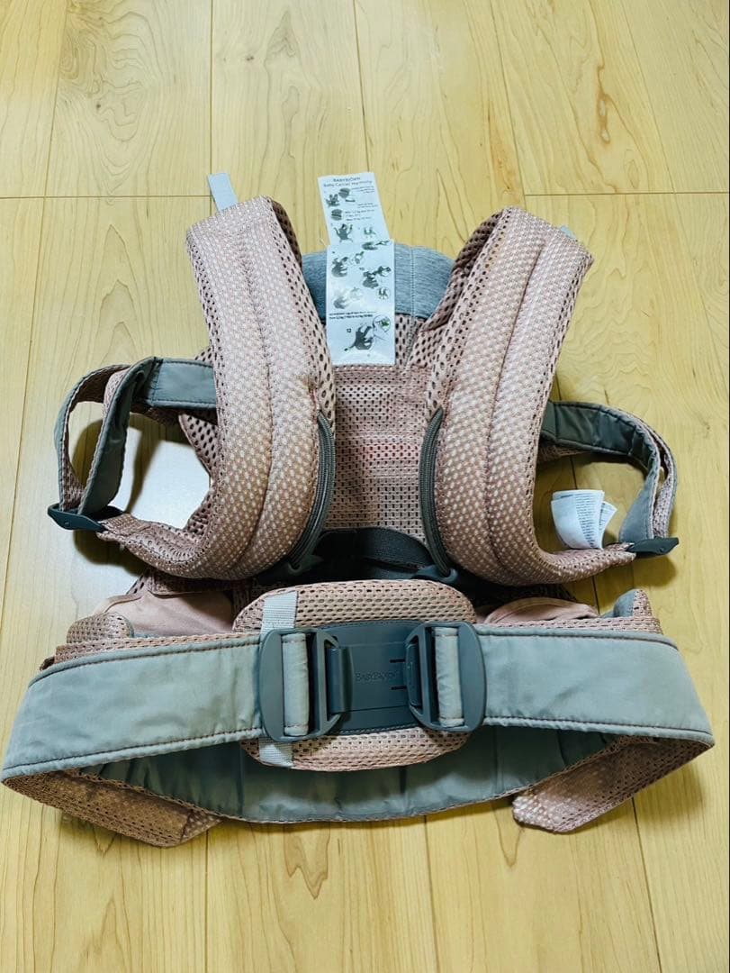 BABYBJÖRN ベビーキャリア HARMONY ダスティピンク メッシュ