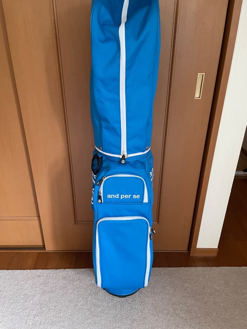 and per se キャディバッグ 青