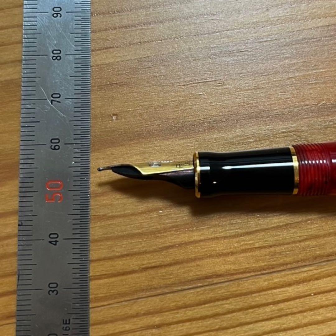 Parker DuoFold 万年筆 赤