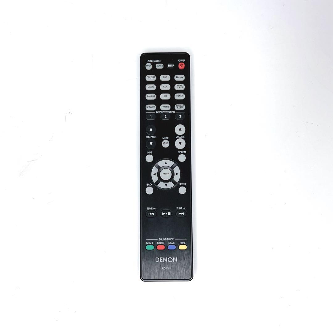 【美品・動作品】 DENON AVR-X2000 AVアンプ7.1ch