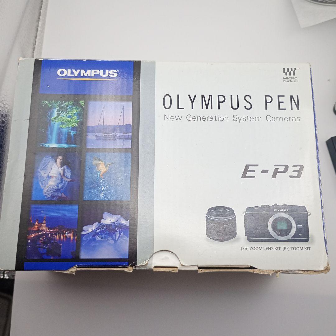 OLYMPUS E-P3 ミラーレスカメラ 黒い塗料 本体
